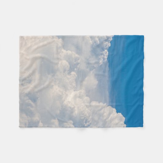 Wolken im Himmel Fleecedecke (Vorderseite (Horizontal))