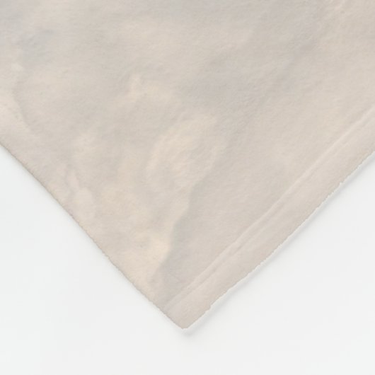 Wolken im Himmel Fleecedecke (Ecke)