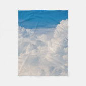 Wolken im Himmel Fleecedecke (Vorderseite)