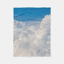 Wolken im Himmel Fleecedecke