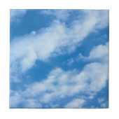 Wolken im Himmel Fliese (Vorderseite)