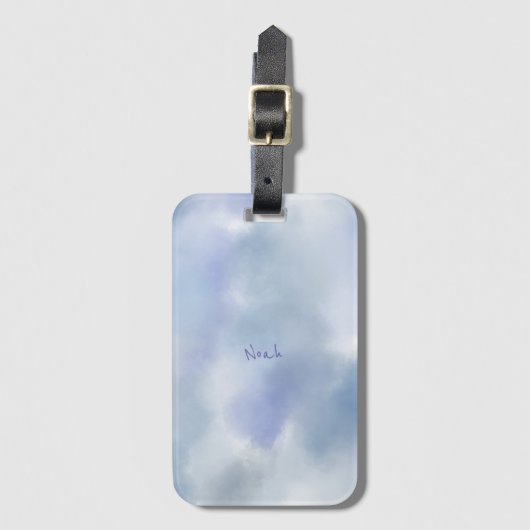 Wolken im Himmel Gepäckanhänger (Vorderseite Vertikal)