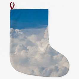 Wolken im Himmel Großer Weihnachtsstrumpf