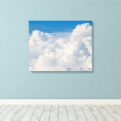 Wolken im Himmel Leinwanddruck (Insitu (Holzboden))
