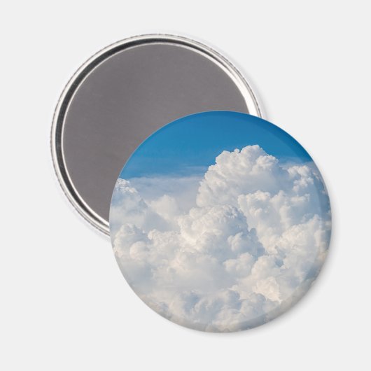Wolken im Himmel Magnet (Vorderseite/Rückseite)