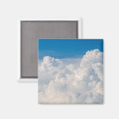 Wolken im Himmel Magnet (Vorderseite/Rückseite)