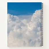 Wolken im Himmel Notizblock (Rückseite)