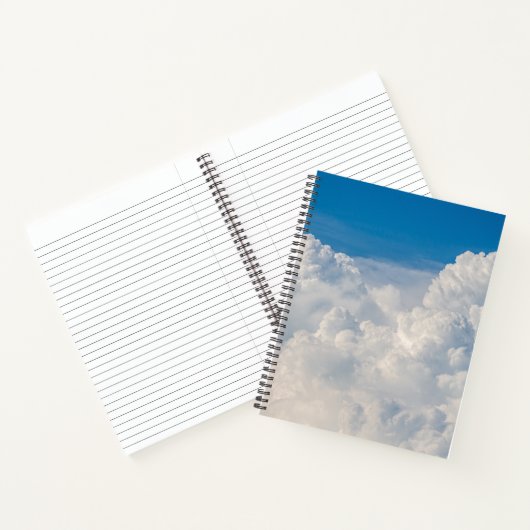 Wolken im Himmel Notizblock (Innenseite)