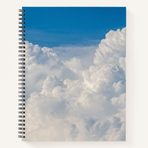 Wolken im Himmel Notizblock