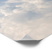 Wolken im Himmel Poster (Ecke)