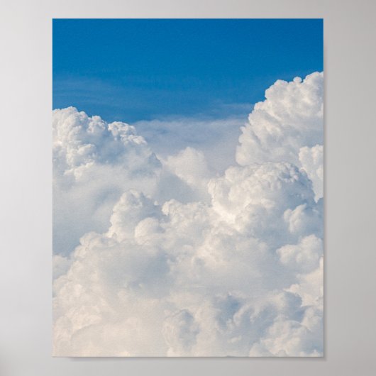 Wolken im Himmel Poster (Vorne)