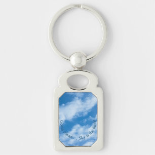 Wolken im Himmel Schlüsselanhänger