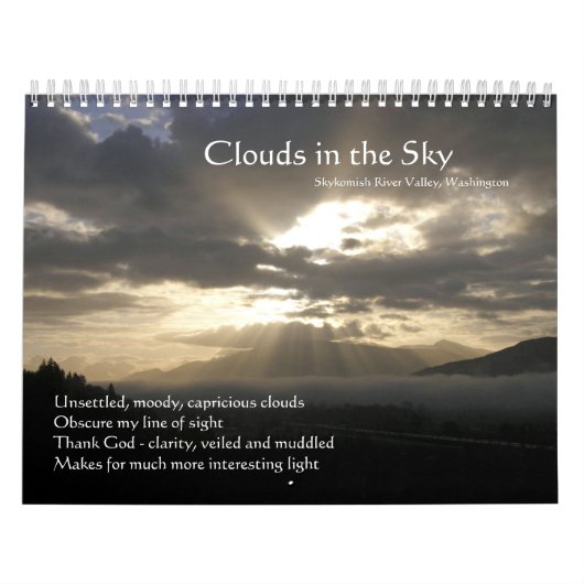 Wolken im Himmelskalender Kalender (Titelbild)