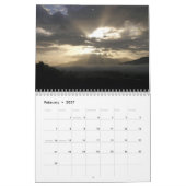 Wolken im Himmelskalender Kalender (Feb 2027)