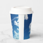 Wolken im Licht Pappbecher (Links)