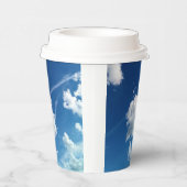 Wolken im Licht Pappbecher (Rechts)