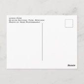 Wolken im Logan Pass Glacier NP Postkarte (Rückseite)