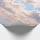 Wolken im Sky Wrapping Paper Geschenkpapier (Ecke)