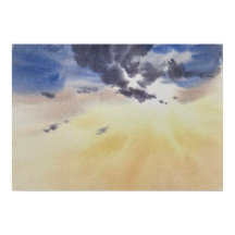 Wolken in Aquarell malen