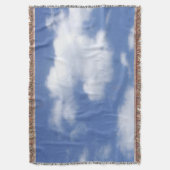 Wolken in blauem Himmel Decke (Vorderseite Vertikal)