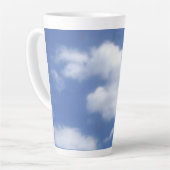 Wolken in blauem Himmel Milchtasse (Linke Ecke)