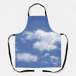 Wolken in blauem Himmel  Schürze