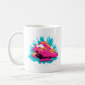 Wolken in den 90er Jahren Kaffeetasse (Links)