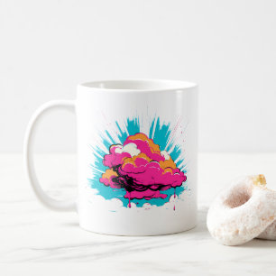Wolken in den 90ern kaffeetasse