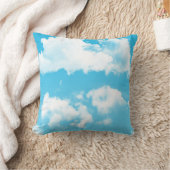Wolken in den Himmel-Kindern Kissen (Decke)