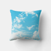 Wolken in den Himmel-Kindern Kissen (Rückseite)