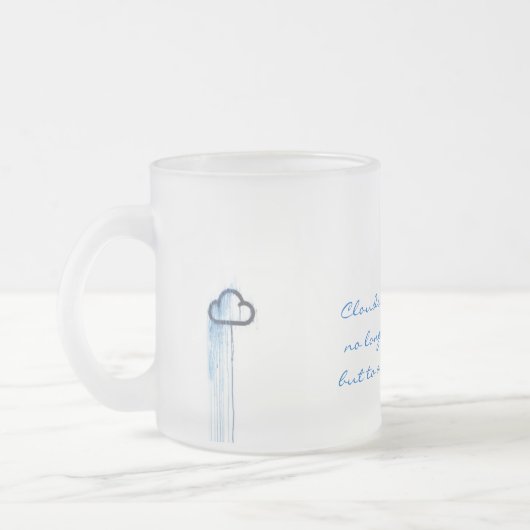 Wolken in der Himmel Tasse (Links)