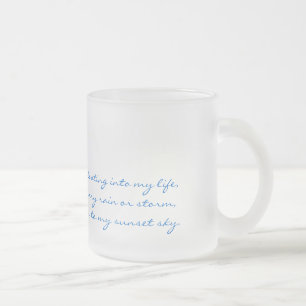 Wolken in der Himmel Tasse