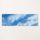 Wolken in der Sky Fotografy Elegant Blue White Yogamatte (Vorderseite (Horizontal))
