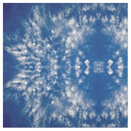 Wolken in Krawatte Stoff