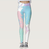 Wolken in meinem Kaffee Leggings (Vorderseite)