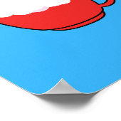 Wolken in meinem Kaffee Poster (Ecke)