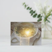 Wolken in meinem Kaffee Postkarte (Stehend Vorderseite)