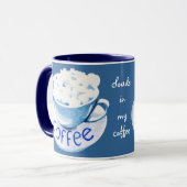 Wolken in meiner Kaffee-Tasse Tasse (Vorderseite Links)