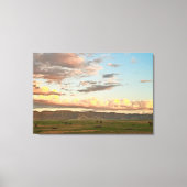 Wolken in Namibia Goldene Stunde Leinwanddruck (Vorderseite)