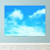 Wolken in Ottawa Blauer Himmel. Jetzt kaufen Leinwanddruck (Insitu (Holzboden))