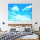 Wolken in Ottawa Blauer Himmel. Jetzt kaufen Leinwanddruck (Insitu (Schlafzimmer))