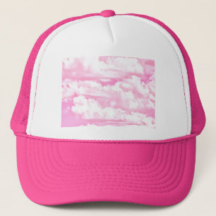 Wolken in rosa Dekoration Truckerkappe