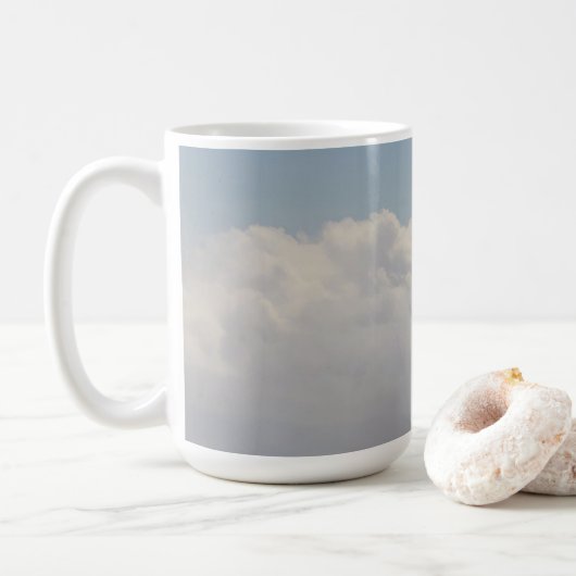 Wolken Kaffeetasse (Mit Donut)