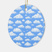 Wolken Keramik Ornament (Links)