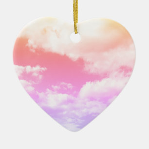 Wolken Keramik Ornament