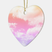 Wolken Keramik Ornament (Links)