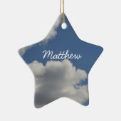 Wolken Keramik Ornament (Rechts)