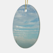 Wolken Keramik Ornament (Links)