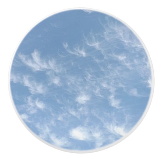 Wolken Keramik Pull Keramikknauf (Vorderseite)