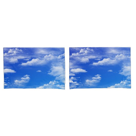 Wolken Kissenbezug (Vorderseite-Set)